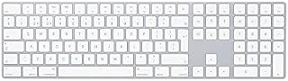 Apple Magic Keyboard with Numeric Keypad (Wireless, Rechargable) (QWERTY UK) - Silver (Renewed)