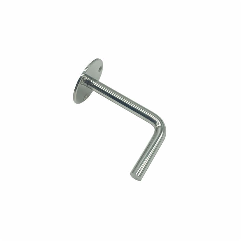2 Ganci Appendiabiti in Acciaio Inossidabile 316 lucidato a Specchio, Gancio da Parete 54 x 102,5 mm, Hardware Marino