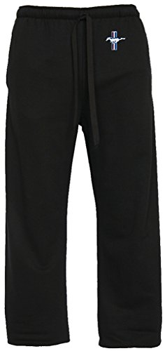 Mens Lightweight Legend Lives Crest Pants, XL Black (Hip Print)