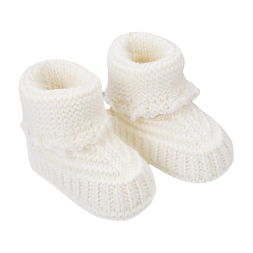 WEISUYUUS Baby Booties Newborns First Walkers Soft Knit Elegant Knit Baby Booties Comfortable Wearing for Infant Boy & Girl