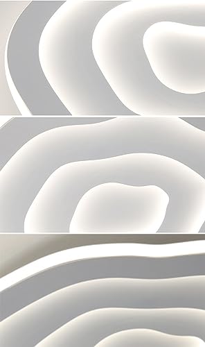 Plafonnier LED pour chambre moderne avec lumière dimmable fleur - 5