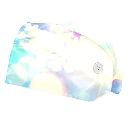Chapeaux de travail pour cheveux longs - Lot de 2 casquettes bouffantes et légères