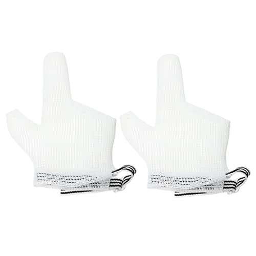 1 Pair Anti-Eating Gloves The Mitten Mittens Gloves for Stop Gloves Stop Thumb Thumb Gloves Thumb Gloves Nylon White