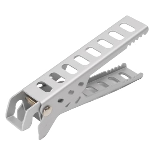 Depisuta Hot Plate Gripper, Aluminum Alloy Bowl Holder Clip Anti Scald Bowl Clip Multi Function Hot Pot Tong Portable Hot Bowl Holder, Plate Gripper Clip for Kitchen Restaurant Camping