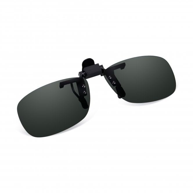 Filza GlassesClip-On Polarized Sunglasses Lenses, Unisex, Tinted Grey