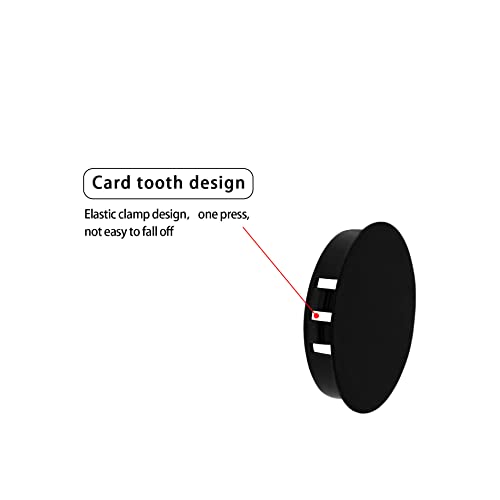 Image of Round Plastic Plug Insert End Cap for Metal Tubing, Fence, Glide Insert for Pipe Post, Chairs and Furniture