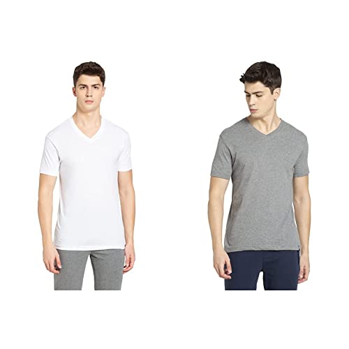 Image of Jockey Men's Solid Regular Fit T-Shirt (2726-0105-BLACK XX-Large)