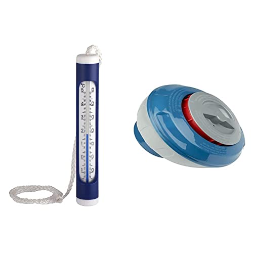 Tfa 40.2004 - Termometro De Piscina + Astralpool 69668 Dosificador Pastillas Flotante Piscina Blue Line