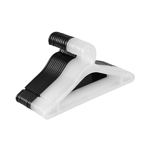 Hohopeti 20pcs Baby Hangers Plastic Coat Hangers for Closet Baby Clothes Hooks Boys and Girls Clothing Organizer Boys and Girls Coat Hanging Tools