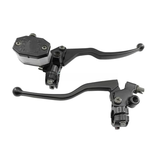 Levier d'embrayage moto universel noir avec maître-cylindre de frein hydraulique guidon GN125