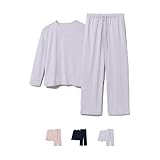 [TENTIAL] 【RENEWAL】 BAKUNE DRY Ladies [ バクネ ドライ レディース ] 春〜夏 ドライ 上下セット (長袖・ロングパンツ) リカバリーウェア レディース ラベンダー Mサイズ