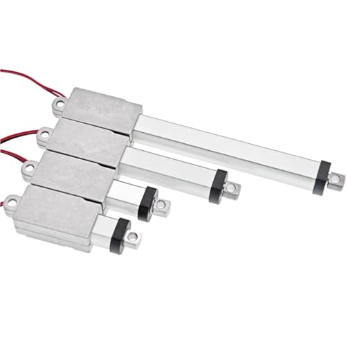 Actuador lineal eléctrico para automatización de muebles y proyectos de bricolaje con metal