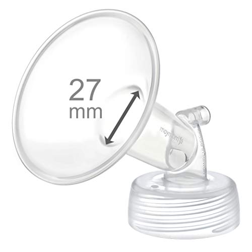 Image of Maymom Wide Neck Pump Part Compatible with Spectra S1 /S2 Pumps; Incl Wide Mouth Flange; Not Original Spectra Flange; Replaces Shield (27 mm)