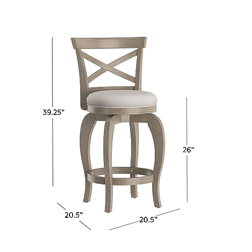 Hillsdale 5401-826 Saddlebrook Wood Swivel Counter Height Stool thumb #2