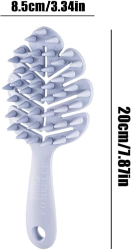 Image of COMBELLE Silicone Scalp Massager Brush for Shampoo - Hair Growth, Anti-Dandruff, Deep Cleansing, Stress Relief, Shower Head Massage Comb for Men & Women