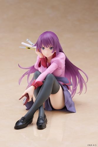 Monogatari Statua in PVC da scrivania, simpatica statuetta Hitagi Senjougahara, 13 cm