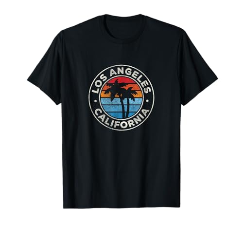 Los Angeles California CA Vintage Graphic Retro 70s T-Shirt