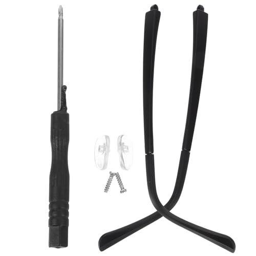 SEWACC 1セット眼鏡 テンプレート交換用 眼鏡脚 フレーム修理部品 対 磨砂