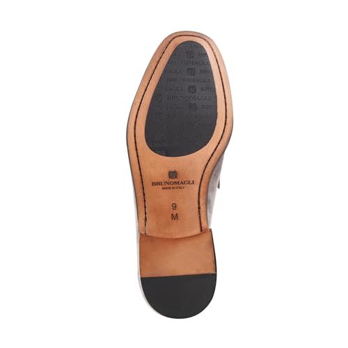 Image of Bruno Magli Men's Trieste Loafers, Leather Shoes, Slip-On Dress Shoes