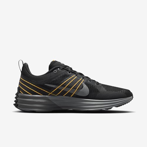 Nike Lunar Roam Men's Shoes (HM0713-003, Black/Smoke Grey/Laser Orange/Iron Grey) Size 143