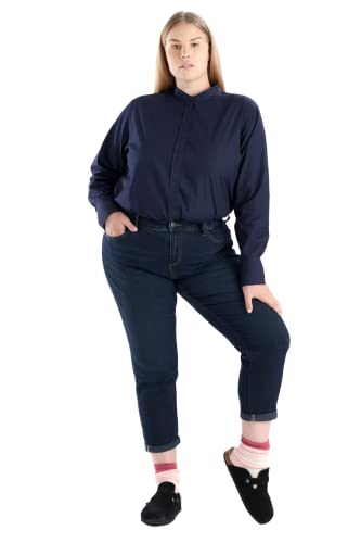 SLINK Jeans Mid Rise Easy Fit Boyfriend - Denim - Plus Size