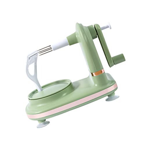 TOYZFRIENDY 手動フルーツピーラー リンゴ梨用果物削皮器 ステンレス製キッチン皮むきツール 時短簡単操作 家用バー レストラン対応