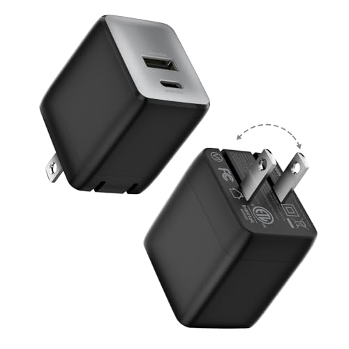 2-Pk Wegear 30W Dual-Port GaN USB-C & USB-A Wall Charger w/ Foldable Plug - image 1