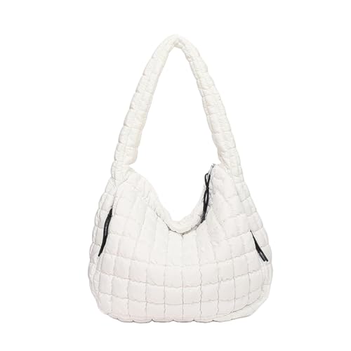 Bolsa tipo Hobo acolchada de nylon ligera grande