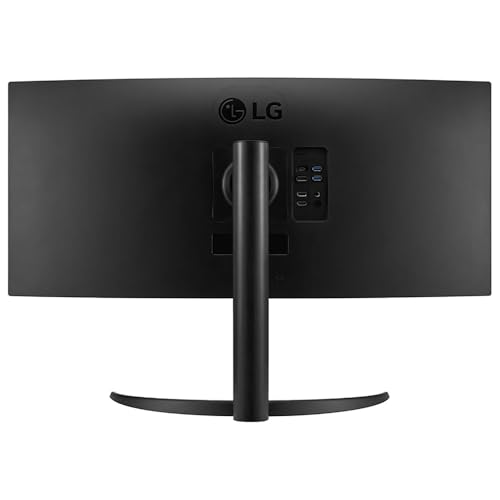 Image of LG 34WR55QK B 34 inch Curved UltraWide WQHD HDR 10 100Hz Monitor Bundle with Microsoft Wireless Controller, Elite Suite 18, 2X HDMI Cable and Deco Gear CPS 26 Month Protection Pack (Beach-CPS- 26M500)
