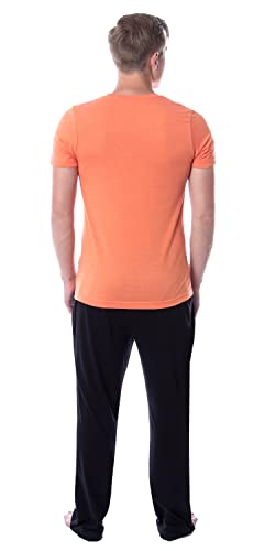 INTIMO Scooby-Doo Mens' Shaggy Spooky Where Are You Sleep Pajama Set Shirt Pants2