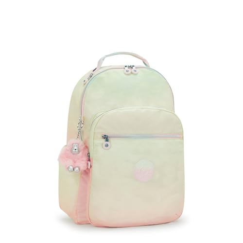 Image of Kipling Women's Seoul 15 inch Laptop Backpack, Durable, Roomy with Padded Shoulder Straps, Built-In Protective Sleeve
