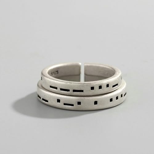 Bague de mariage pour homme avec message d'amour secret