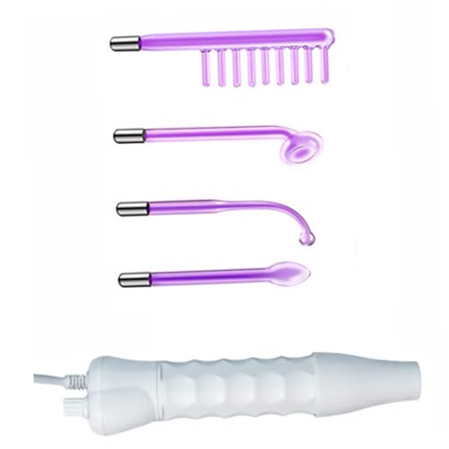 Hemobllo Dispositivo de Cuidado Facial Eléctrico con Tubo de Vidrio Masajeador Portátil para Rostro y Cuello Antiarrugas y Reafirmante Equipo Duradero para Rejuvenecimiento y