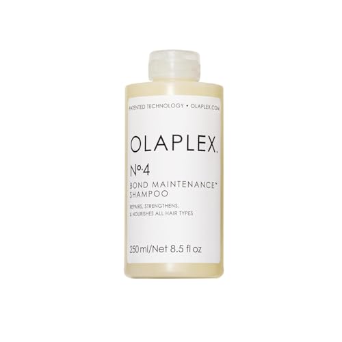 Olaplex No 4 Shampoing D&rsquo;entretien des Liaisons, Répare, Renforce et Nourrit Tous Types de Cheveux, Apporte Brillance et Douceur, Sans Sulfate, 250ml