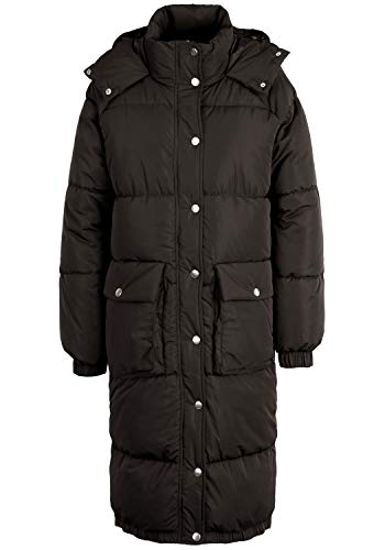 OXMO OXAlba Damen Wintermantel Parka Steppmantel mit Kapuze, Größe:L,...