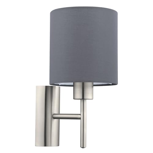 EGLO Wandlampe Pasteri, 1 flammige Textil Wandleuchte