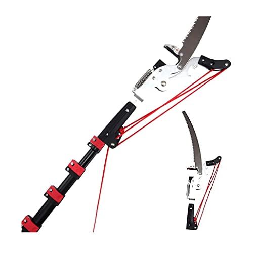 Telescopic Pole Saws Professional Tree Pruners Extendable Pruning Saw Gardening Landscaping Branch Saw Lopper Tools Telescopic Rod Saw with SK5 Blade Saw (Size : 7.2M/24FT) (5.4M/18FT)