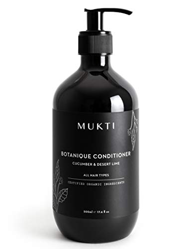 MUKTI - Organic Botanique Hair Conditioner | Clean, Non-Toxic, Natural Skincare (17.6 fl oz | 500 ml)