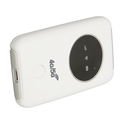 Image of Generic 4G Mobile WiFi Hotspot Lightweight High Speed Portable Router for Laptop TV Phone, Supports 10 Users, Applicable for Car Travelers Business Travelers White