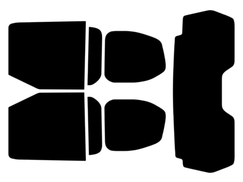 Kit Film Solaire Prédécoupé Peugeot Rifter  1  Long 4-5 Portes  Depuis 2018 Vitres Fixes Hayon Ouvrant