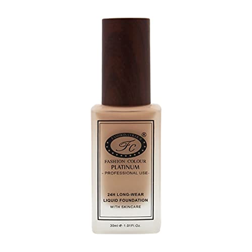 Image of Fashion Colour 24HR Longwear Liquid Foundation With Skin Care, Full Coverage Waterproof and Matte Finish, 30ml (Nude)