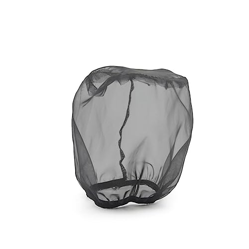 Car Intake Filter Mesh Cover Polyester Cloth Oilproof And Dustproof Cover Cold Air Filter Protector Cover Rain Sock Protective for Motorcycle Automotive (Type B Black)