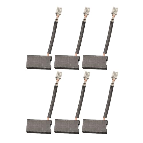 Paquete de 6 cepillos de carbono 381028-02 381028-08 para sierra ingletadora DW368 DW708 DW716 DW718 DWS780 DW744X CB35 de repuesto para sierra ingletadora y sierra de mesa