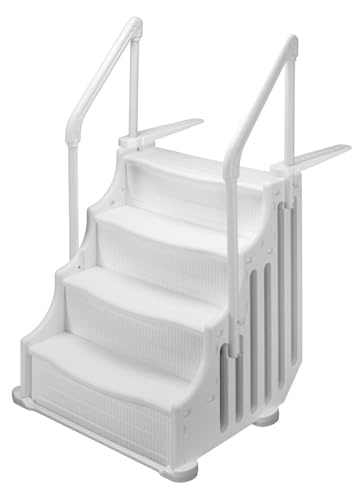 Escalera para piscina sobre tierra Ocean blue 38 pulgadas miniatura 2
