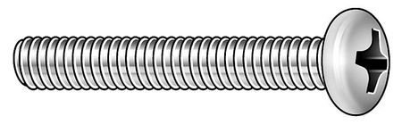 #10-32 x 7/8" Round Head Phillips Machine Screw, 100 pk.