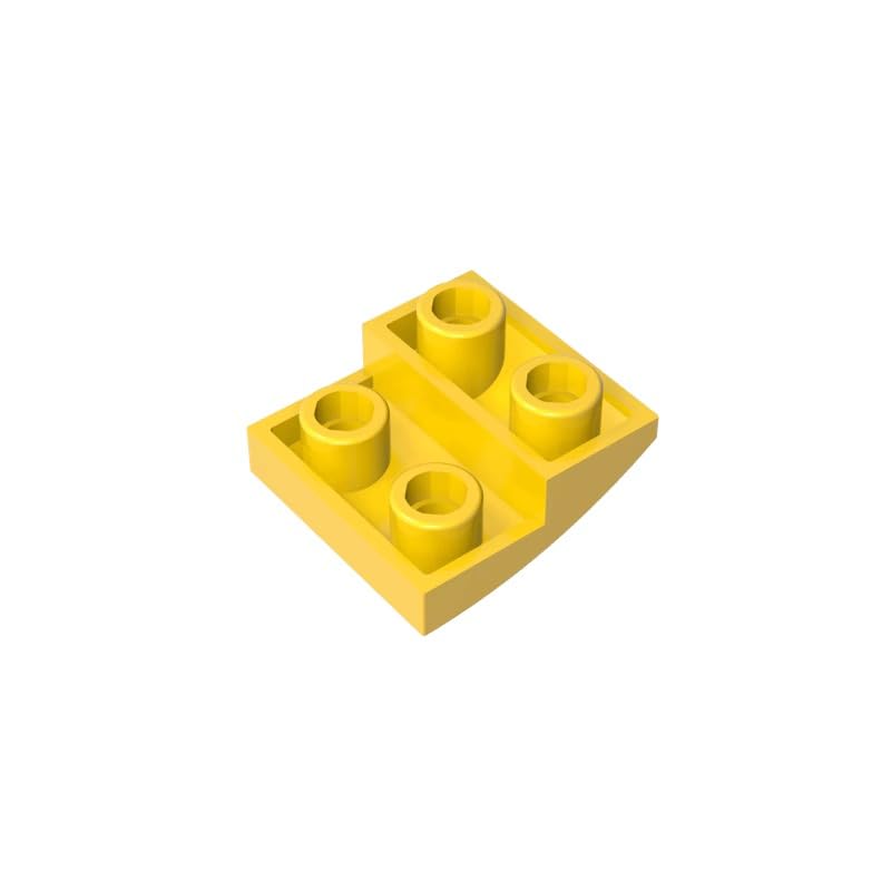 XYEIUGO 32803 Arched Brick Slope Curved 2x2 Inverted, Yellow, 50 PCS — image 1