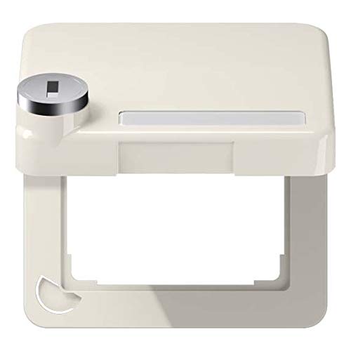 Preisvergleich Produktbild Jung Klappdeckel CD 590 BFKLSL m.Abdeckung 50x50mm Abdeckrahmen 4011377147614
