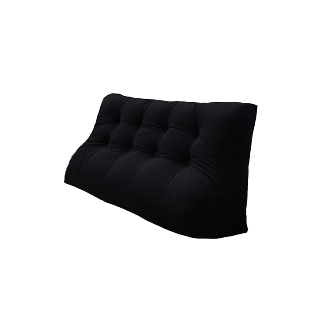 Pillow Palette Black Velvet Cushion (180, cm, 50, cm, Black Velvet Cushion)