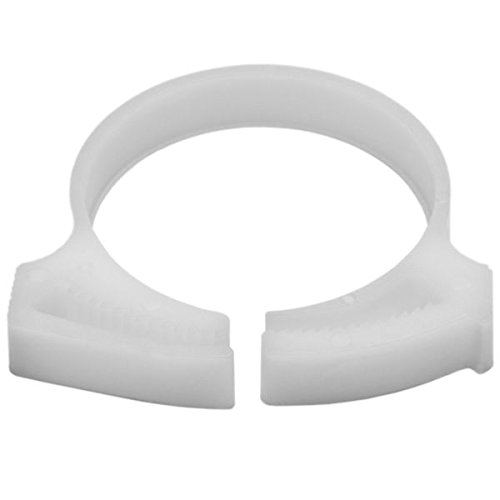 HELLERMANNTYTON SNP3210K2 SNAPPER HOSE CLAMP, POLYACETAL, WHITE, 35.15MM, PK50
