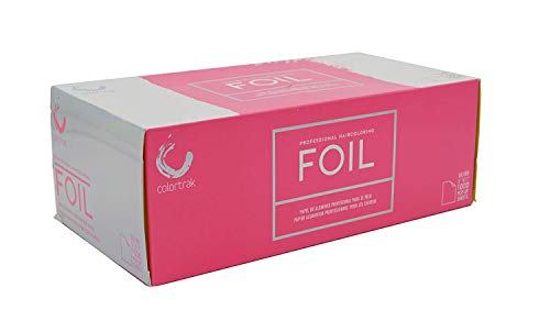 Colortrak Pre-cut Popup Highlighting Foil Sheets, Economical, Silver, Ready to Use, Pop-up Dispenser Box, Dual Compartments, 5 x 11 inch, 1000 Sheets Per Box